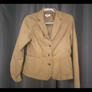 Isaac Mizrahi camel colored blazer